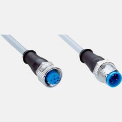 Sick YF2A13-C60VB1M2A13 (2096358) Sensor jumper cable, Female M12 3-pin to Male M12 3-pin, 0.6m