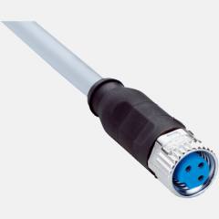 Sick YF8U13-100VA1XLEAX (2095885) Sensor actuator cable, Female connector, M8, 3-pin, straight, 10m