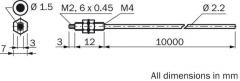 Sick LL3-TB01-10 (5308051) Fibre optic cable through-beam