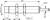 Contrinex DW-AD-617-M12 inductive sensor M12 Brass, 2-wire AC/DC NO, 4mm non-flush, Cable 2m PVC, 50mm