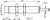 Contrinex DW-AD-618-M12 inductive sensor M12 Brass, 2-wire AC/DC NO, 4mm non-flush, Cable 2m PVC, 50mm