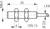 Contrinex DW-AD-601-M8 inductive sensor M8, NPN NO, 1.5mm flush, Cable 2m PVC, 35mm