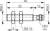 Contrinex DW-AS-624-M8-001 inductive sensor M8, PNP NC, 2mm flush, M8 3-pin plug, 45mm