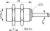 Contrinex DW-DD-625-M18-120 inductive sensor M18 Brass, 2-wire DC NO, 8mm quasi-flush, Cable 2m PVC, 35mm