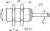 Contrinex DW-DD-626-M18-120 inductive sensor M18 Brass, 2-wire DC NC, 8mm quasi-flush, Cable 2m PVC, 35mm