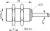 Contrinex DW-AD-501-M18-120 inductive sensor M18 Brass, NPN NO, 12mm quasi-flush, Cable 2m PVC, 36mm