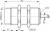 Contrinex DW-AD-511-M30 inductive sensor M30 Brass, NPN NO, 40mm non-flush, Cable 2m PVC, 60mm