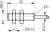 Contrinex DW-AD-621-M8-122 inductive sensor M8, NPN NO, 2mm flush, Cable 2m PVC, 30mm
