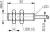 Contrinex DW-AD-622-M8-122 inductive sensor M8, NPN NC, 2mm flush, Cable 2m PVC, 30mm