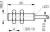 Contrinex DW-AD-604-M8-122 inductive sensor M8, PNP NC, 1.5mm flush, Cable 2m PVC, 30mm