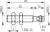 Contrinex DW-AS-601-M8-001 inductive sensor M8, NPN NO, 1.5mm flush, M8 3-pin plug, 45mm