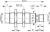 Contrinex DW-AS-711-M18-002 inductive sensor M18 Stainless steel, NPN NO, 20mm non-flush, M12 4-pin plug, 64mm
