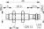 Contrinex DW-AS-632-M8-001 inductive sensor M8, NPN NC, 4mm non-flush, M8 3-pin plug, 45mm