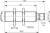 Contrinex DW-AS-608-M18-002 inductive sensor M18 Brass, 2-wire AC/DC NC, 5mm flush, M12 4-pin plug, 50mm