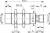 Contrinex DW-AS-612-M18-002 inductive sensor M18 Brass, NPN NC, 8mm non-flush, M12 4-pin plug, 50mm