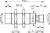 Contrinex DW-DS-615-M18-002 inductive sensor M18 Brass, 2-wire DC NC, 8mm non-flush, M12 4-pin plug, 50mm