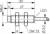 Contrinex DW-AD-614-M8-122 inductive sensor M8, PNP NC, 2.5mm non-flush, Cable 2m PVC, 30mm