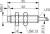 Contrinex DW-AD-613-M8 inductive sensor M8, PNP NO, 2.5mm non-flush, Cable 2m PVC, 35mm