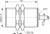 Contrinex DW-AD-601-M30 inductive sensor M30 Brass, NPN NO, 10mm flush, Cable 2m PVC, 50mm