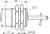 Contrinex DW-DD-616-M30-120 inductive sensor M30 Brass, 2-wire DC NC, 15mm non-flush, Cable 2m PVC, 35mm