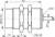 Contrinex DW-AD-612-M30 inductive sensor M30 Brass, NPN NC, 15mm non-flush, Cable 2m PVC, 50mm