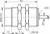 Contrinex DW-AD-712-M30 inductive sensor M30 Stainless steel, NPN NC, 40mm non-flush, Cable 2m PUR, 50mm