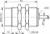 Contrinex DW-AD-714-M30 inductive sensor M30 Stainless steel, PNP NC, 40mm non-flush, Cable 2m PUR, 50mm