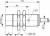 Contrinex DW-AD-512-M18 inductive sensor M18 Brass, NPN NC, 20mm non-flush, Cable 2m PVC, 51mm