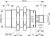 Contrinex DW-AS-612-M30-002 inductive sensor M30 Brass, NPN NC, 15mm non-flush, M12 4-pin plug, 64mm