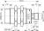 Contrinex DW-DS-615-M30-002 inductive sensor M30 Brass, 2-wire DC NO, 15mm non-flush, M12 4-pin plug, 64mm