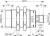 Contrinex DW-DS-616-M30-002 inductive sensor M30 Brass, 2-wire DC NC, 15mm non-flush, M12 4-pin plug, 64mm
