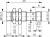 Contrinex DW-AS-511-M12-120 inductive sensor M12 Brass, NPN NO, 6mm non-flush, M12 4-pin plug, 45mm