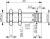 Contrinex DW-DS-605-M12-120 inductive sensor M12 Brass, 2-wire DC NO, 2mm flush, M12 4-pin plug, 45mm