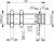 Contrinex DW-DS-626-M12-120 inductive sensor M12 Brass, 2-wire DC NC, 4mm flush, M12 4-pin plug, 45mm