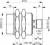 Contrinex DW-DS-615-M30-120 inductive sensor M30 Brass, 2-wire DC NO, 15mm non-flush, M12 4-pin plug, 35mm