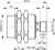 Contrinex DW-DS-616-M30-120 inductive sensor M30 Brass, 2-wire DC NC, 15mm non-flush, M12 4-pin plug, 35mm