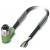 Phoenix Contact 1681389 SAC-4P- 10,0-PUR/M12FR Sensor actuator cable, Female connector, M12 4-pin, right-angle, 10m