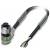Phoenix Contact 1668292 SAC-4P- 3,0-PUR/M12FR-3L  Sensor actuator cable, Female connector, M12 4-pin, right-angle, 3m, PNP LEDs