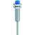 Contrinex DW-AD-613-M12 inductive sensor M12 Brass, PNP NO, 4mm non-flush, Cable 2m PVC, 50mm