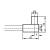 IFM E20157 FT-30-P-A-R8 Diffuse reflection sensor fibre optic cable (clearance)