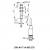 Contrinex DW-AD-713-M5-276 inductive sensor M5 stainless steel, PNP NO, 3mm non-flush, M8 3-pin pigtail, 30mm