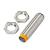 IFM IFB3004-BNKG/US-100-DNO (IF5546) M12, 4mm non-flush, NPN NC, metal, M12 plug, inductive sensor, short