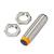 IFM IFB3004-BPKG/US-100 (IF5539) M12, 4mm non-flush, PNP NO, metal, M12 plug, inductive sensor, short