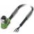Phoenix Contact 1694512 SAC-3P- 3,0-PUR/M12FR Sensor actuator cable, Female connector, M12 3-pin, right-angle, 3m