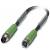 Phoenix Contact Jumper cable 1552052/PUR/3.0 M8 3 pin male, M8 3 pin female, 3m shielded (clearance)