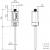 Sick FTS-I100F14A (1091144) T-Easic® flow sensor, 100mm probe, Vistal housing