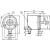 IFM RUP500 Incremental encoder, programmable, 6mm solid shaft, servo mount, M12 8-pin plug