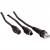 Sick 6012110 barcode keyboard wedge spiral cable, RJ45 to 6 pin mini- DIN-male PS-2, 2.4m