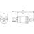 Siemens 3SU1050-1HR20-0AA0 Emergebcy Stop pushbutton, 40mm round, key-operated release, 22mm (clearance)