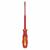 Draper 02159 XP1000® VDE Slimline plain slot screwdriver, 3.5 x 100mm